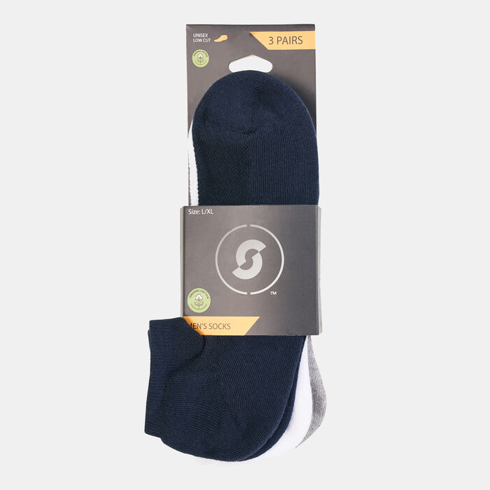 سن اند ساند سبورتس جوارب سبورتس انكل للرجال (3 أزواج) - L/XL أبيض سن اند ساند سبورتس جوارب سبورتس انكل للرجال (3 أزواج) - L/XL أبيض image number 1